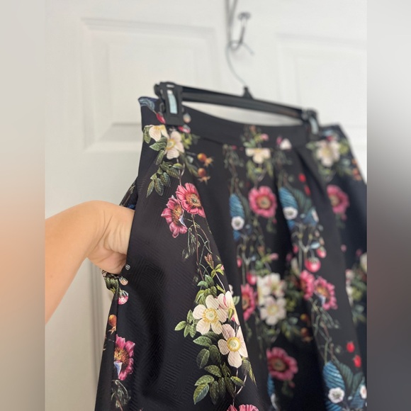 Ted Baker Bevly Oracle Floral-Jacquard Skirt size M - Picture 6 of 15